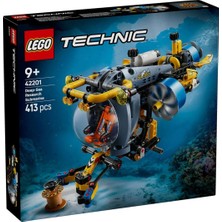 Die Grup 42201 LEGO Technic Derin Deniz Araştırma Denizaltısı 413 Parça +9 Yaş