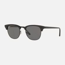 Ray-Ban Unisex 0RB3016 1305B1 51 Güneş Gözlüğü Degrade Cam ve Siyah Dikdörtgen Çerçeve ile Şık