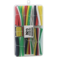 Ozkr Store 140PCS Makaron Kablo Tamir Seti Isıyla Büzüşmeli Daralan Hortum