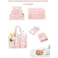 Ponçik Bebek Baby Doğum Çantası Çok Kullanışlı Düzenleyici Set 8 Parça