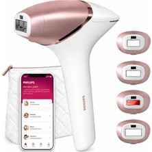 Philips Lumea Ipl 9900 BRP958 BRI947LAZER Epilasyon Cihazı 4 Akıllı Başlık Beyaz - Bronz Renkli