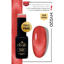Cr-Oje Kalıcı Oje Inci Tanecikli Manyetik Cat Eye / Kedi Gözü- HY020 (12 ML)