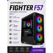 Apphirex Fıghter F57 Ryzen 5 7500F 16GB Ddr5 Ram 1tb M.2 SSD RTX5070 12GB Oyuncu Masaüstü Bilgisayar
