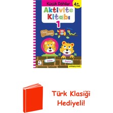 İndigo Çocuk Aktivite Kitabı 1 - Küçük Dahiler 4+Yaş + Türk Klasiği Hediye