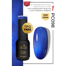 Cr-Oje Kalıcı Oje Inci Tanecikli Manyetik Cat Eye / Kedi Gözü- PC098 (5 ML)