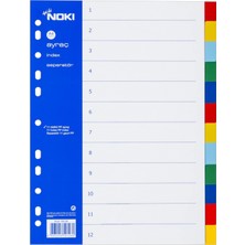 Noki Ayraç 1-12 ( 2*6 Renk) (Index Seperatör)