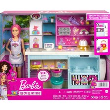 Die Grup HGB73 Barbie Pasta Dükkanı Oyun Seti