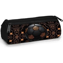 Coral High Futbol Desenli Üç Bölmeli Kalem Çantası 31017