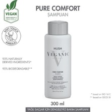 Hush Veganic Pure Comfort Yağlı Saçlar Için Dengeleyici Şampuan 300 ml