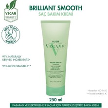Hush Veganic Brilliant Smooth Kabaran Saçlar Için Pürüzsüzleştirici Saç Kremi 250 ml