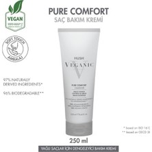 Hush Veganic Pure Comfort Yağlı Saçlar Için Dengeleyici Saç Kremi 250 ml