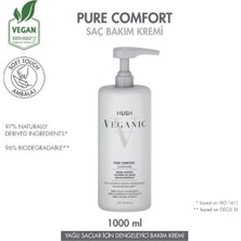 Hush Veganic Pure Comfort Yağlı Saçlar Için Dengeleyici Saç Kremi 1000 ml