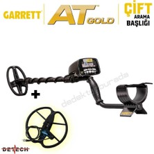 Garrett At Gold Altın Dedektörü Çift Başlıklı - 5x8'' + 13'' Ultimate Baş