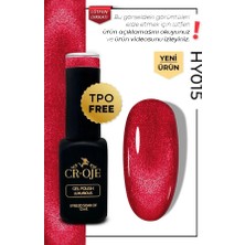 Cr-Oje Croje Kalıcı Oje Inci Tanecikli Manyetik Cat Eye / Kedi Gözü- HY015 (12 Ml)