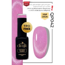 Cr-Oje Kalıcı Oje Inci Tanecikli Manyetik Cat Eye / Kedi Gözü- QP042 (12 ML)
