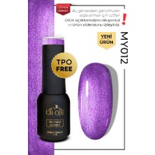 Cr-Oje Kalıcı Oje Korean Cat Eye Kristal Efektli Manyetik Cat Eye / Kedi Gözü-MY012 (5 ML)