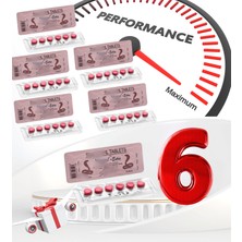 Panery Kırmızı KOBRA_130_MG 6'lı x 6 Dizi GECIKTIRICILI36_TABLET % 100 Orjinal Performânsa_destek Ultra Güç_takviye Kuvvet Arttırıçi7 Sertlestırıcı7 GIZLIPAKTLME_CIALIŞ4_VIÂGRÂ4_20MG