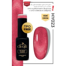 Cr-Oje Kalıcı Oje Inci Tanecikli Manyetik Cat Eye / Kedi Gözü- HY023 (12 ML)