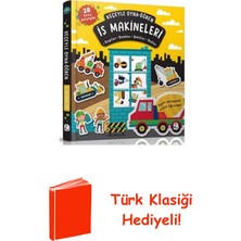 İndigo Çocuk Iş Makineleri - Keçeyle Oyna - Öğren + Türk Klasiği Hediye
