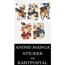 Gerekli Şeyler Yayıncılık Haikyu 1-2-3-4-5 Manga Seti (5 Kitap) / Anime-Manga Sticker ve Kartpostal Hediyeli