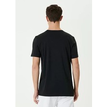 Guzu & Çarşı Unisex Basic Bisiklet Yaka Regular T-Shirt - Siyah