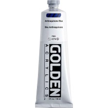 Golden Heavy Body Akrilik Boya 148 ml Seri 7 Anthraquinone Blue 1005