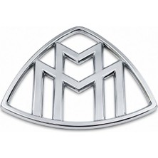 Gümrük Bey Mercedes-Benz Maybach X222 C-Sütunu Amblemi 75MM x 55MM 2'li Set Bantlı