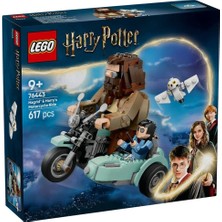 Küçük Hazine 76443 LEGO Harry Potter-Hagrid ve Harrynin Motosiklet Yolculuğu 617 Parça +9 Yaş