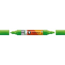 Molotow ONE4ALL Akrilik Çift Uçlu Marker Kalem 1,5-4 mm 219 Neon Green Fluoresc.