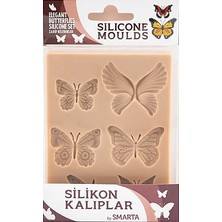 Smarta Silikon Kalıp Zarif Kelebekler