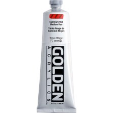 Golden Heavy Body Akrilik Boya 148 ml Seri 4 Cadmium Red Medium Hue 1552
