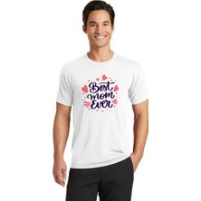 Guzu & Çarşı Unisex Bisiklet Yaka Baskılı Oversize T-Shirt - Beyaz