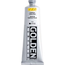 Golden Heavy Body Akrilik Boya 148 ml Seri 7 Cadmium Yellow Dark 1110