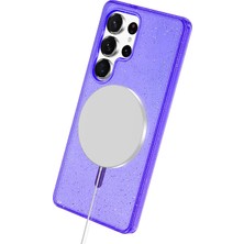sbodurhome   Samsung Galaxy S25 Ultra Star Magsafe Kapak - Mor