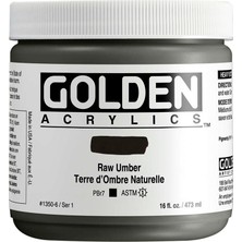Golden Heavy Body Akrilik Boya 473 ml Seri 1 Raw Umber 1350