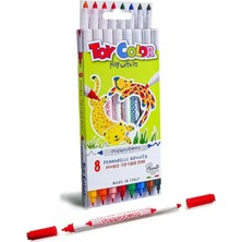 Toy Color Çift Uçlu Keçeli Kalem Seti 8li 0036.000