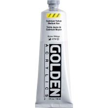 Golden Heavy Body Akrilik Boya 148 ml Seri 4 Cadmium Yellow Medium Hue 1554