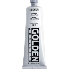 Golden Heavy Body Akrilik Boya 148 ml Seri 5 Iridescent Silver Fine 4025