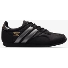 Lescon Nova Siyah Erkek Sneaker Spor Ayakkabı Nefes Alan Kumaş Teknolojisi ile Bağcıklı