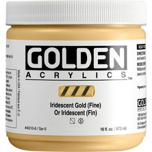 Golden Heavy Body Akrilik Boya 473 ml Seri 6 Iridescent Gold(Fin) 4010