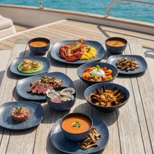 Happy Chef Velora Mist 8 Parça Yemek Takımı, Çanta Hediyeli, Thermoset Melamin