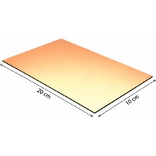 OEM 10X20 Bakırlı Plaket Deliksiz – Tek Yüzlü Pcb Baskı Devre Plaketi