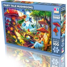 Die Grup 31502 Faıry Tale Mushrooms 100 Parça Puzzle