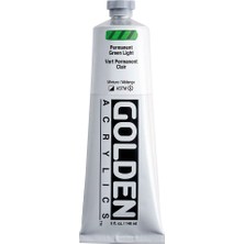 Golden Heavy Body Akrilik Boya 148 ml Seri 4 Permanent Green Light 1250