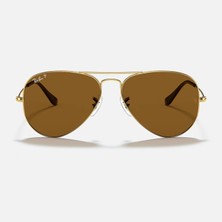 Ray-Ban Aviator Large Metal RB 3025 001/57 58 - Altın Unisex Güneş Gözlüğü