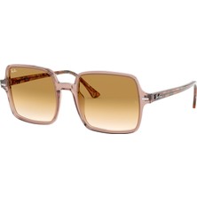 Ray-Ban Square ii RB 1973 128151 53 - Kahve Kadın Güneş Gözlüğü