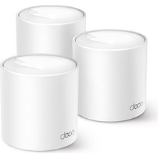Die Grup Tp-Link Deco X10 (3-Pack) | Wi-Fi 6 Mesh Sistemi | AX1500 Mbps Hız | Fiber Uyumlu | Çift Bant |
