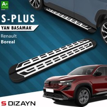 Drs Tuning S-Dizayn Renault Boreal S-Plus Gri Yan Basamak 183 cm 2025 Üzeri A+ Kalite