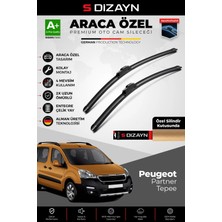 Drs Tuning Peugeot Partner Tepee Ön Cam Silecek Seti 2008-2018 Premium Araca Özel 65-38 cm A+ Kalite