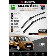 Drs Tuning S-Dizayn Ford Connect 2 Ön Cam Silecek Seti 2014-2023 Premium Araca Özel 75-70 cm A+ Kalite